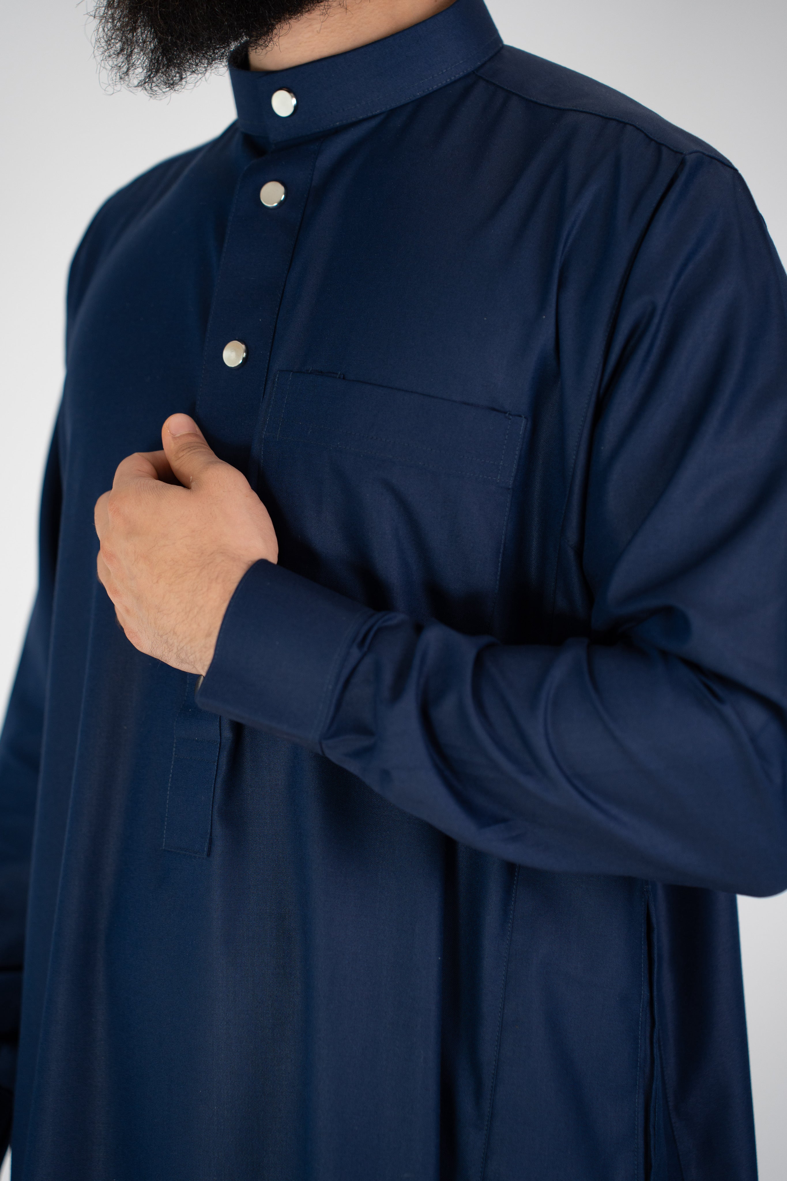 Qamis Shams Bleu Marine