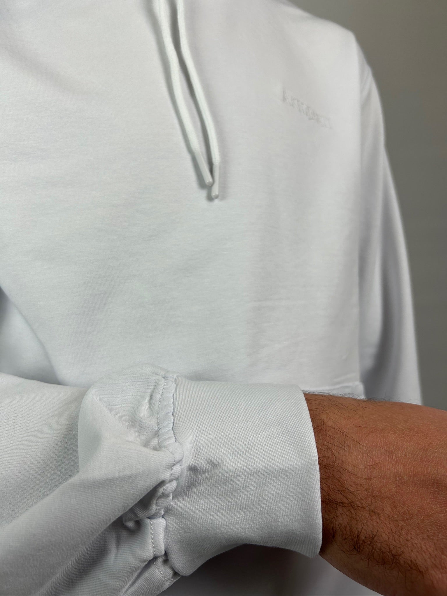 Pull Sweat Capuche Blanc