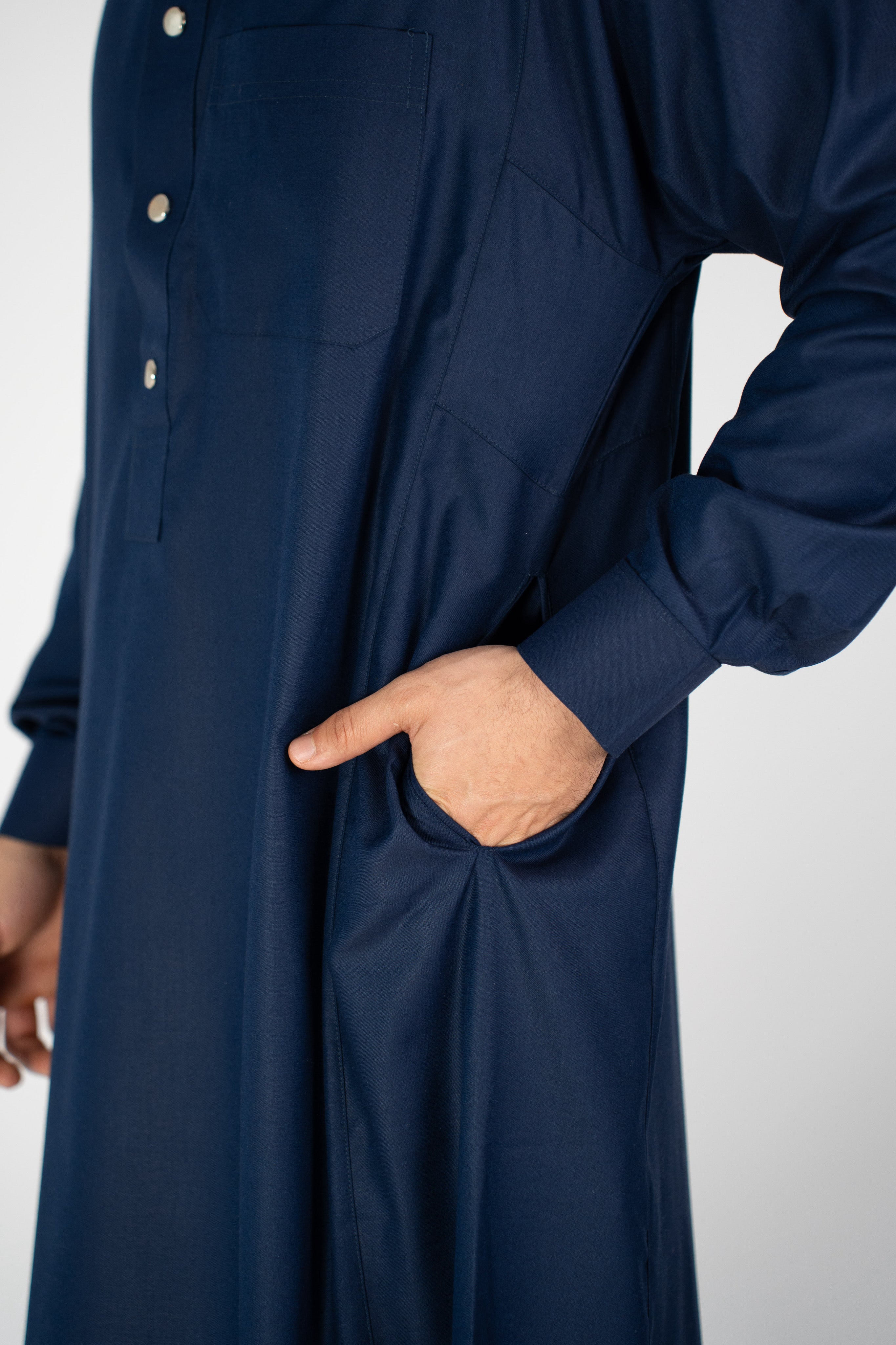 Qamis Shams Bleu Marine