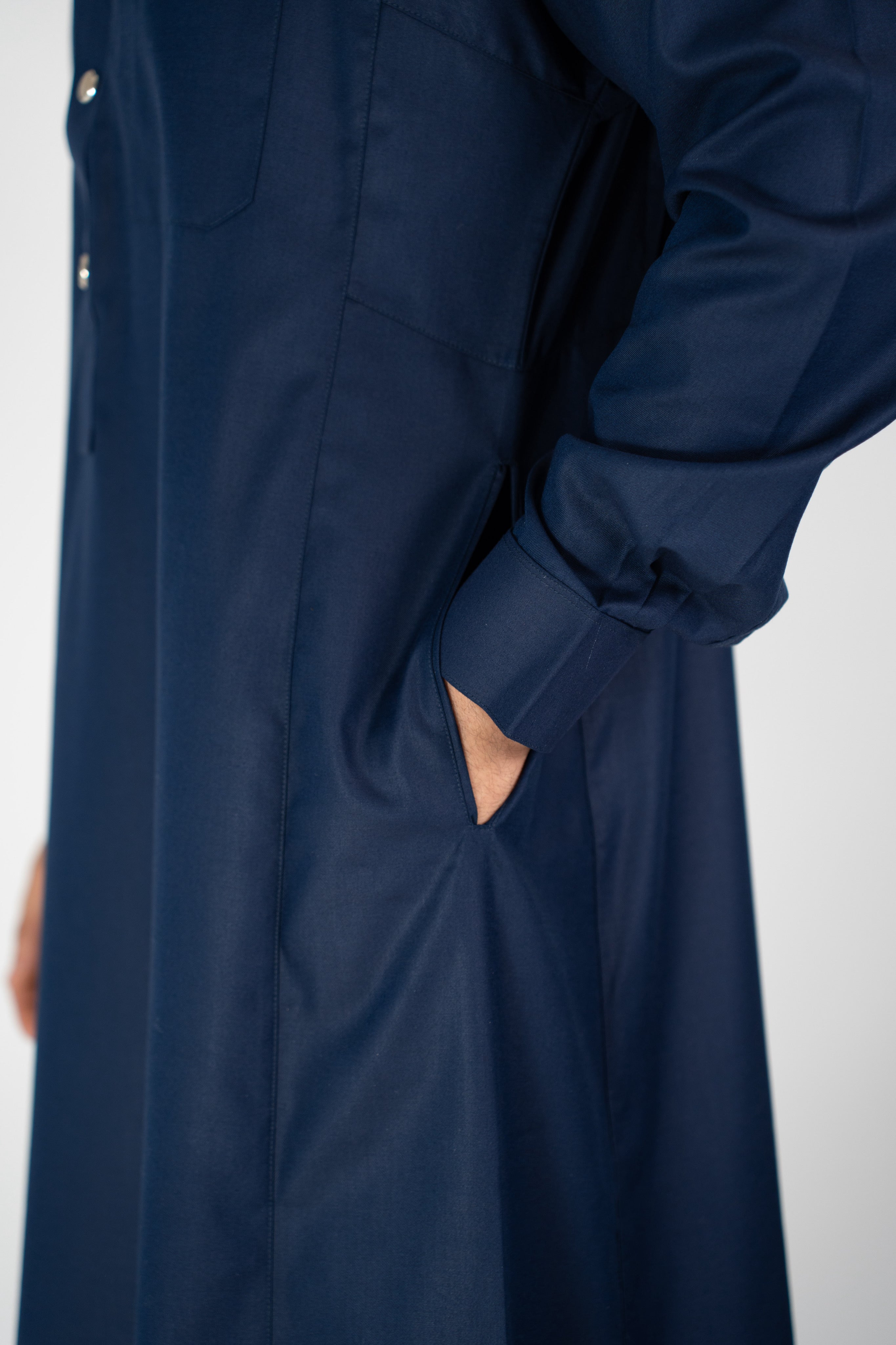 Qamis Shams Bleu Marine