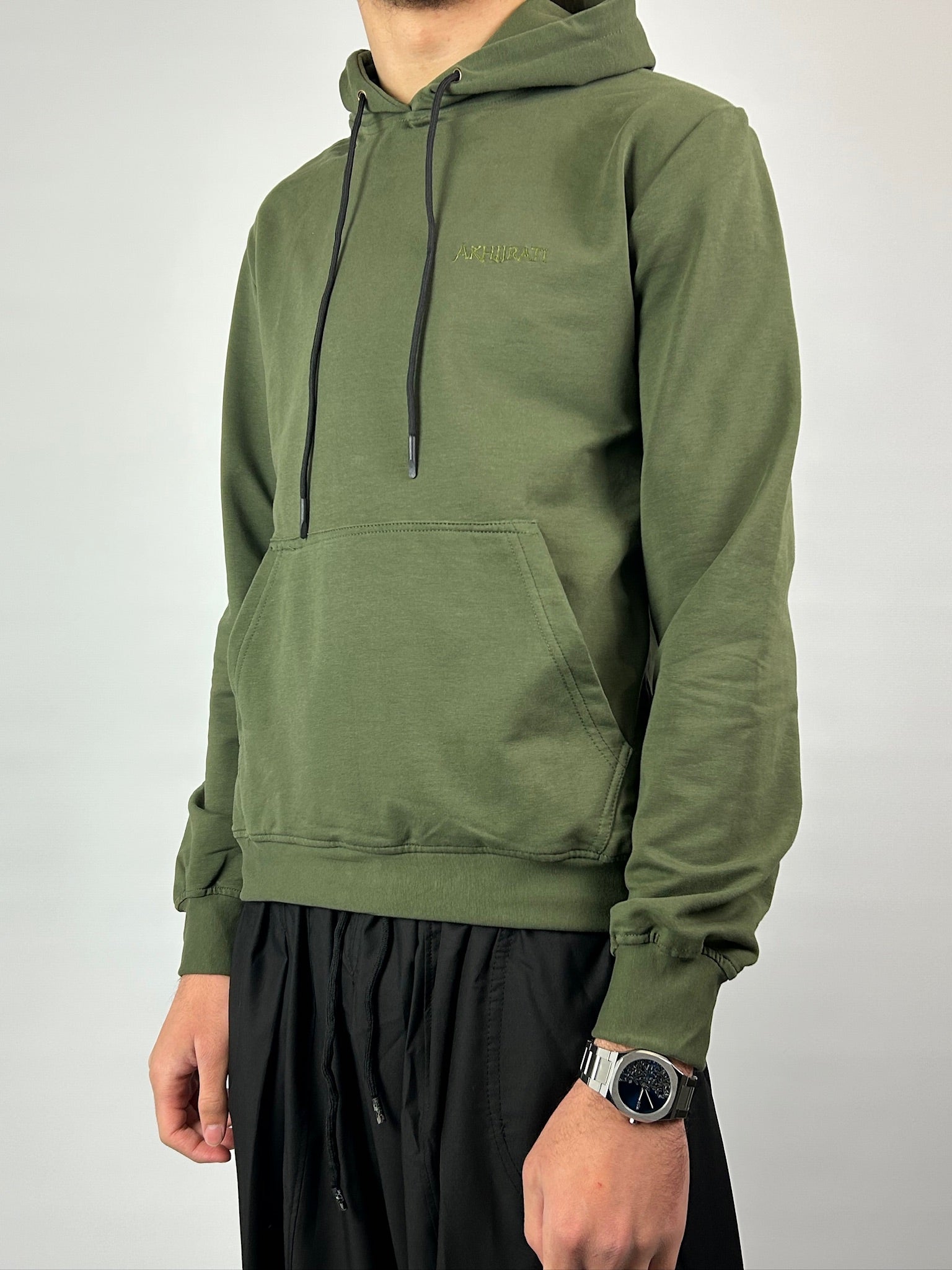 Pull Sweat Capuche Kaki