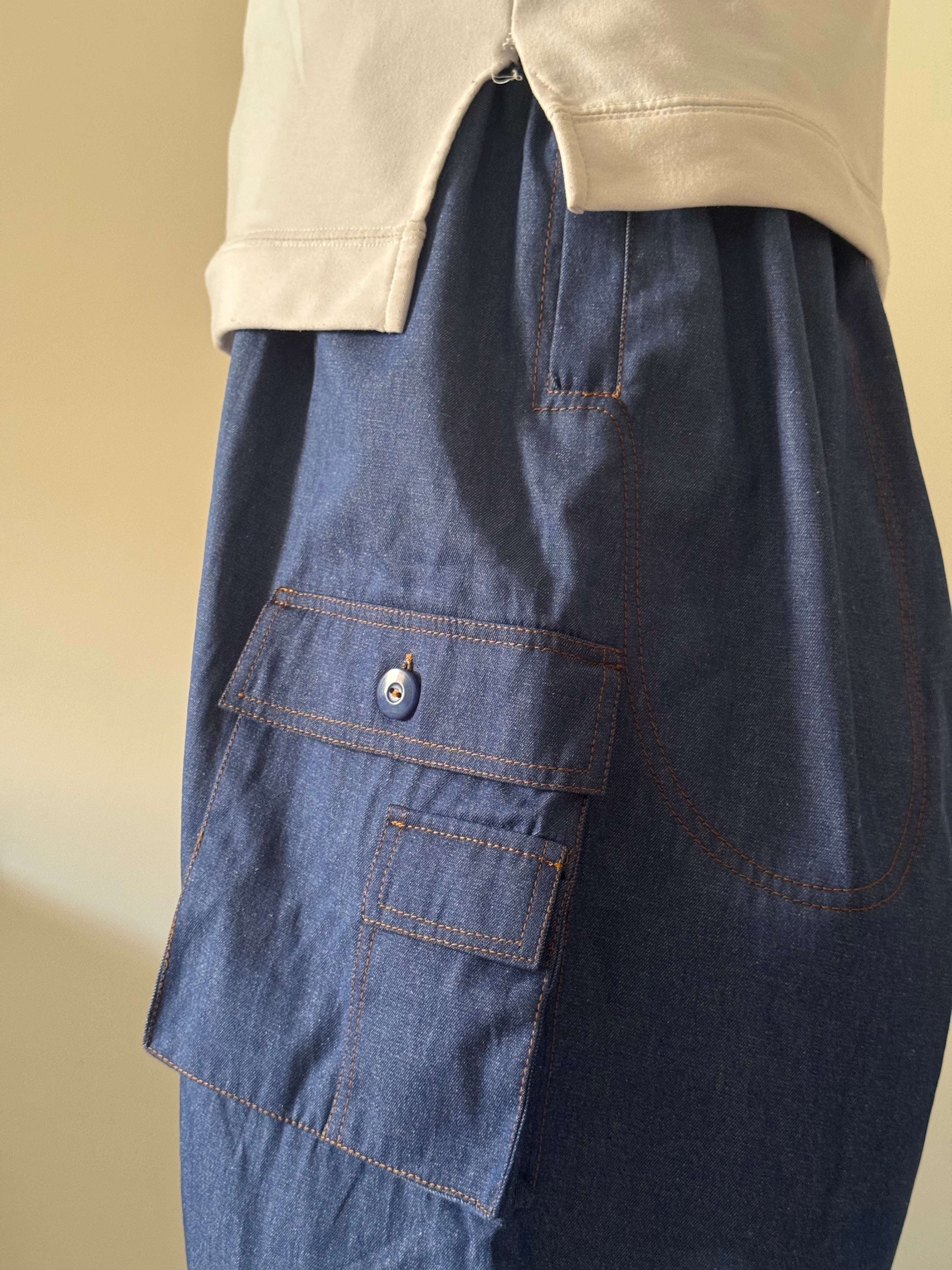 Sarouel Jean Bleu Foncé