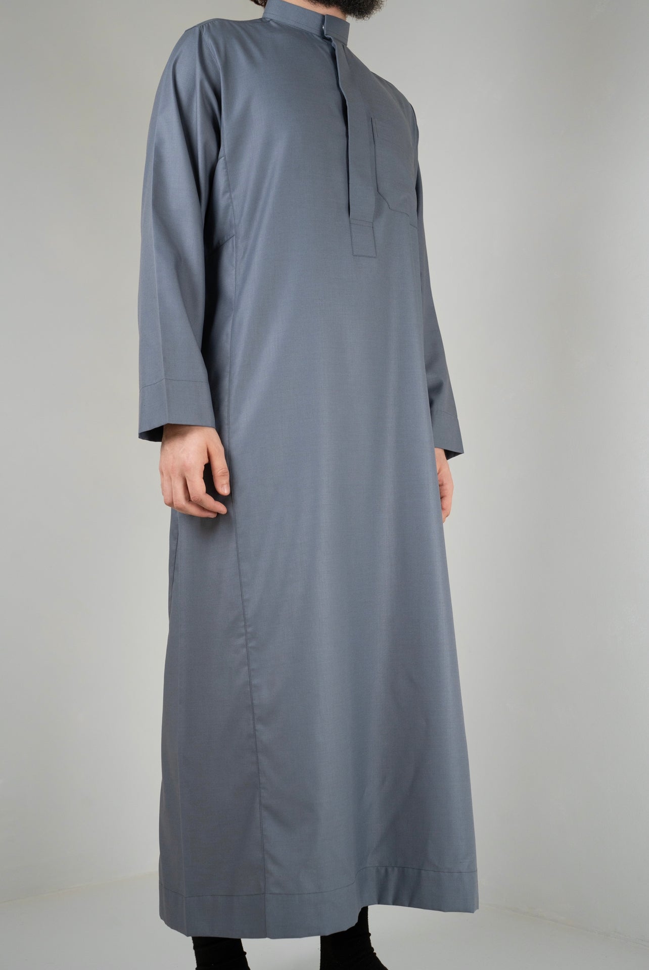 Qamis Alif Gris Anthracite